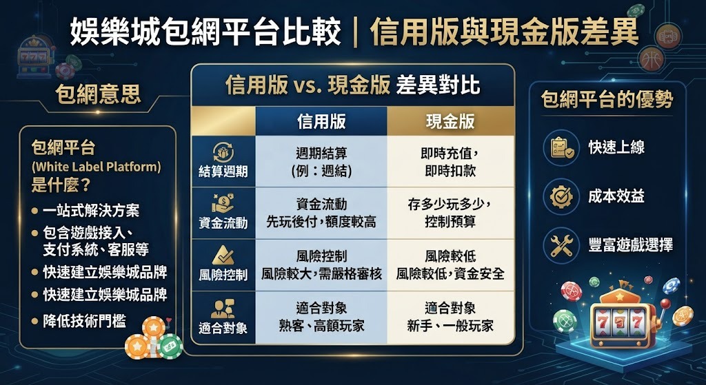 娛樂城包網平台比較