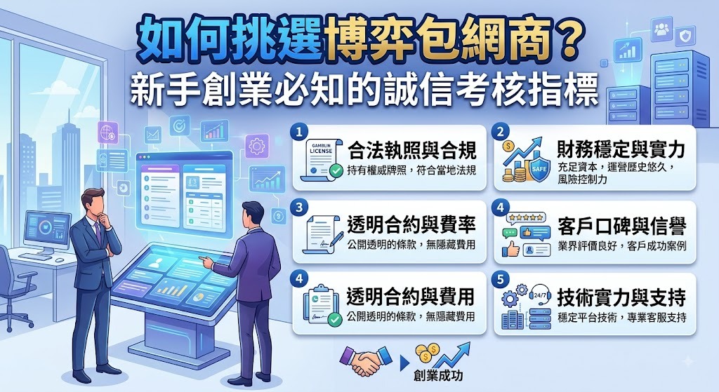 創業避雷第一步！立即掌握包網商誠信考核指標，確保資金與平台穩健運行。