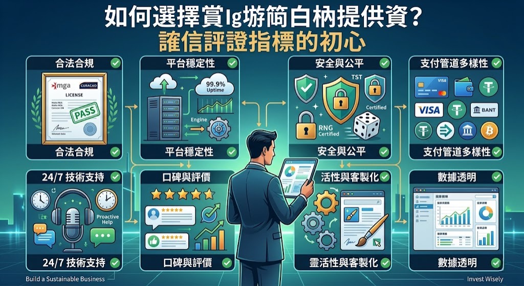 創業避雷第一步！立即掌握包網商誠信考核指標，確保資金與平台穩健運行。